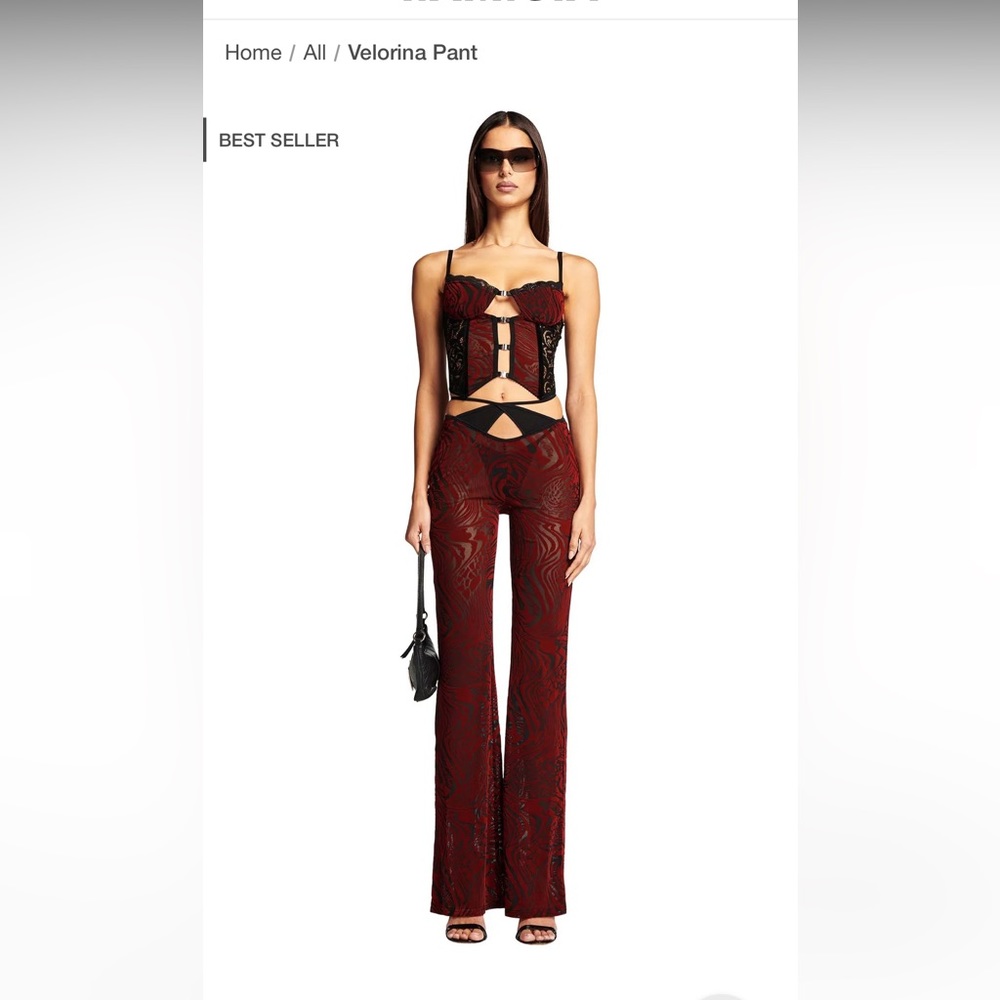 I AM GIA Velorina mesh pant size m (no underwear)